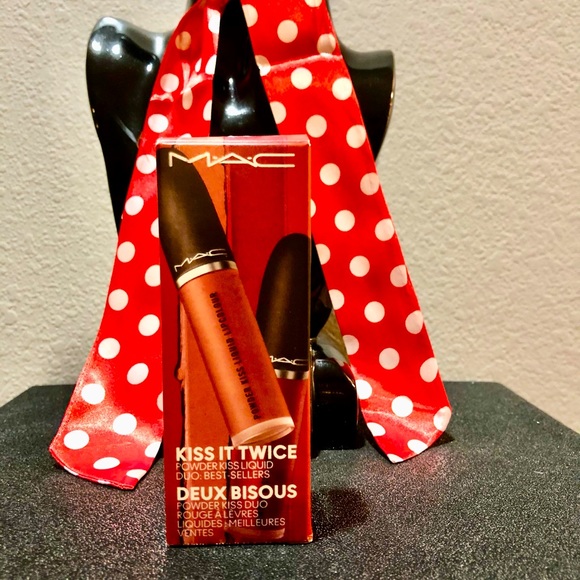 MAC Cosmetics Other - MAC KISS IT TWICE POWDER KISS LIQUID DUO BEADT SELLERS NEW WITH TAGS 🔥